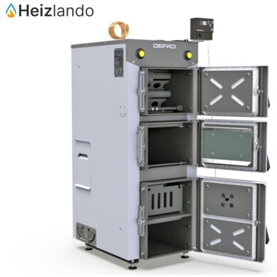 Festbrennstoffkessel Naturzugkessel Holzkessel Defro Firewood 12 kW