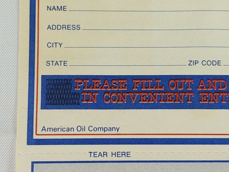 Vtg American Oil Co AMOCO Reproduction Promo Sweepstakes Political Pins Lot 21 - Image 4 of 4