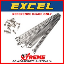 Nickel-Plated Rear Spoke Set 19" Yamaha YZ250 99-17 Excel Notako RIMNS843187