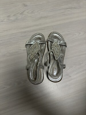 Juliet Damen Sandalen Gr.41 Silber, Top!