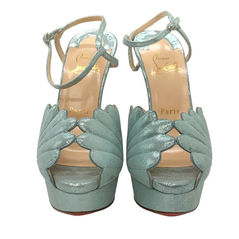 Christian Louboutin BOTTICELLA ALTA 150 Suede Sandals 38 Christian Louboutin BOTTICELLA ALTA 150 Suede Sandals 38