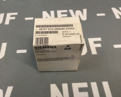 6ES79720BA400XA0 - SIEMENS - 6ES7972-0BA40-0XA0 / Profibus Connector New