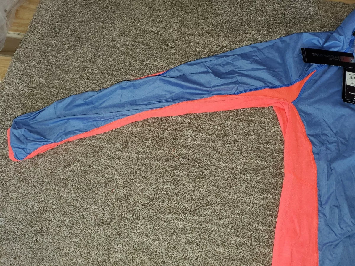 Mizuno Running Womens Static Breath Thermo Softshell Jacket, Blue Orange,  Large | eBay