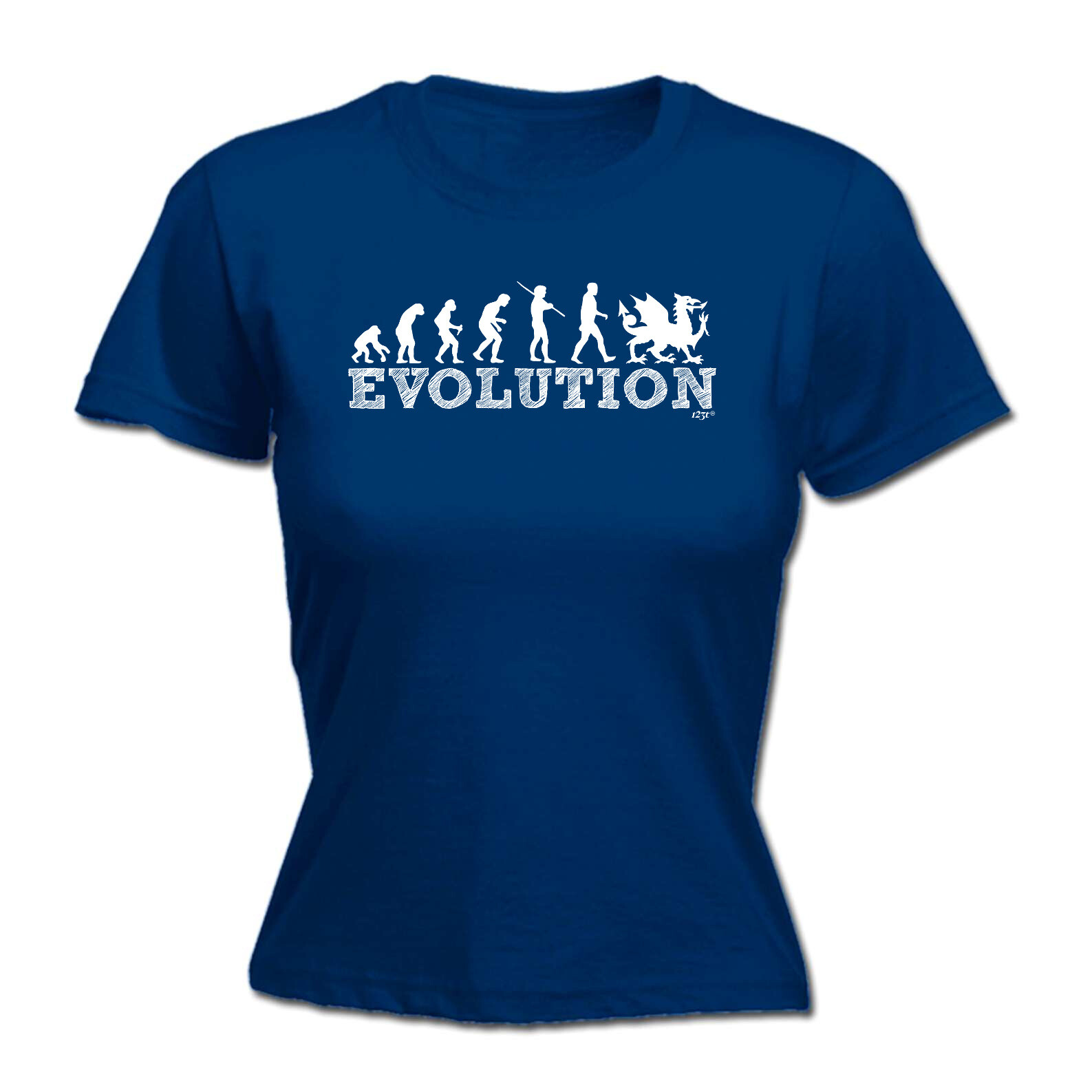 Evolution Welsh - Womens T Shirt Funny T-Shirt Novelty gift tshirt
