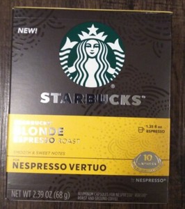 starbucks blonde nespresso pods