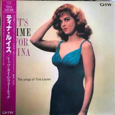 Tina Louise Its Time For Tina OBI + INSERT JAPAN NEAR MINT DIW Vinyl LP
