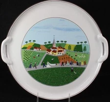 Villeroy and Boch Design Naif Handled Cake Plate