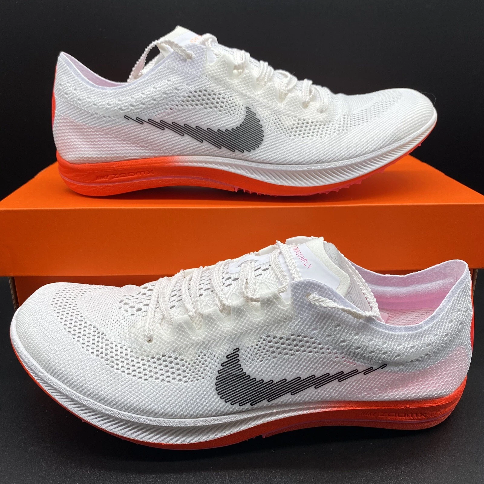 Nike ZoomX DragonFly Rawdacious White Unisex Track Racing Spikes 6.5 Men/8 Women
