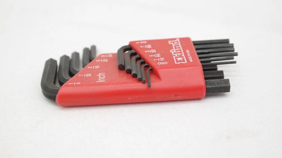 Eklind Hex Key Allen Wrench Set SAE Sizes .050 - 1/4 Set of 11 Pieces JL - Image 4 of 4