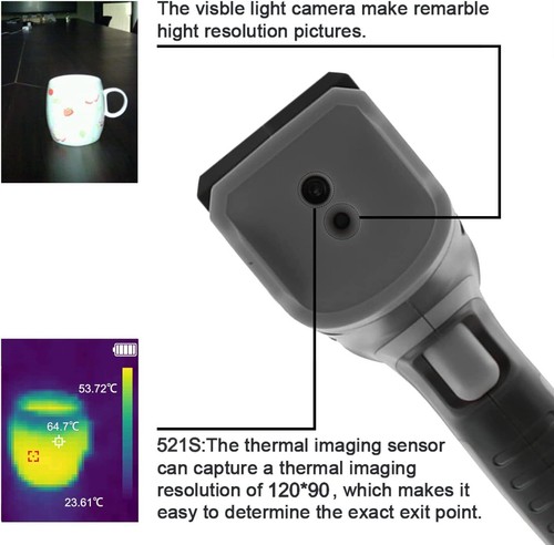 NOYAFA NF-521S Thermal Imaging Camera Digital Night Vision Infrared Thermometer - Picture 5 of 14