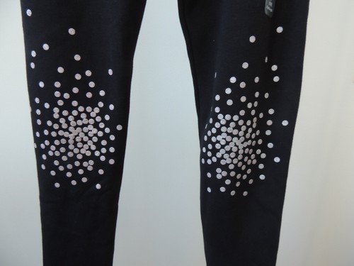 NWT Youth Girls Size Large (10) * GAP KIDS * Cozy Lined True Black Leggings T38 - Picture 2 of 6