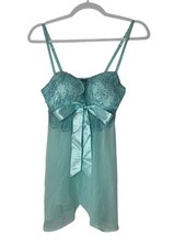 Victoria  s Secret Babydoll Y2k Ruffle Coquette Lingerie Women Size 36C