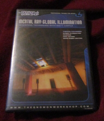 Gnomon Workshop Mental Ray Global Illumination DVD Matt Hartle rendering