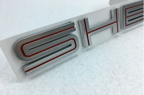Red 3D Metal Trunk Emblem Badge Sticker Fit Ford Mustang SHELBY Logo Snake COBRA - Picture 7 of 12