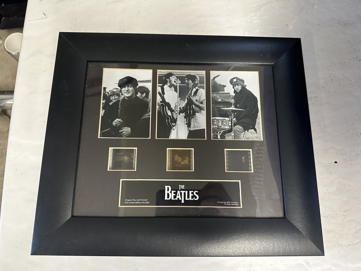 『オリジナル フィルムセル・ビートルズ』ザ・ビートルズ THE BEATLES The Beatles Original 35mm Film Cell LIMITED EDITION 8 x 10 Framed