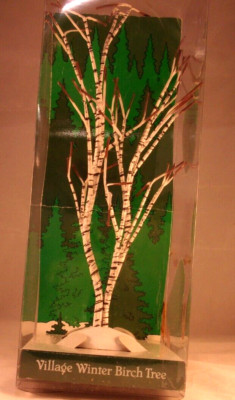 D56 #56.52167 Village Winter Birch Trees (clump Birch)  in original Packaging  B