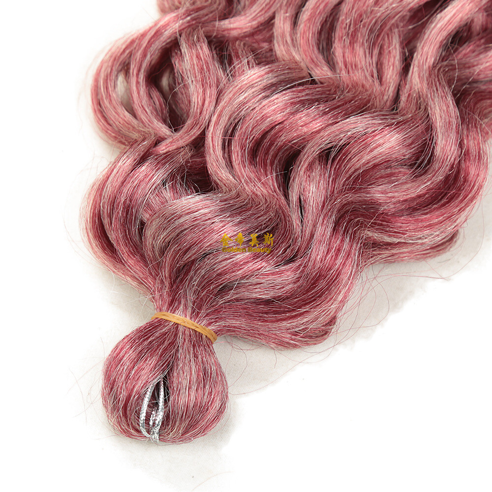 18" 24" Deep Twist Crochet Braids Hawaii Curls Ocean Wave Crochet Hair