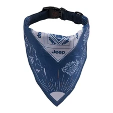 Jeep Backroads Mountains Bandana Dog Collar