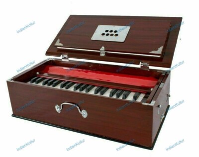 Bester Hochwertiger Safri Doppel Bellow Falt Harmonium 39 Tasten Zwei Reed