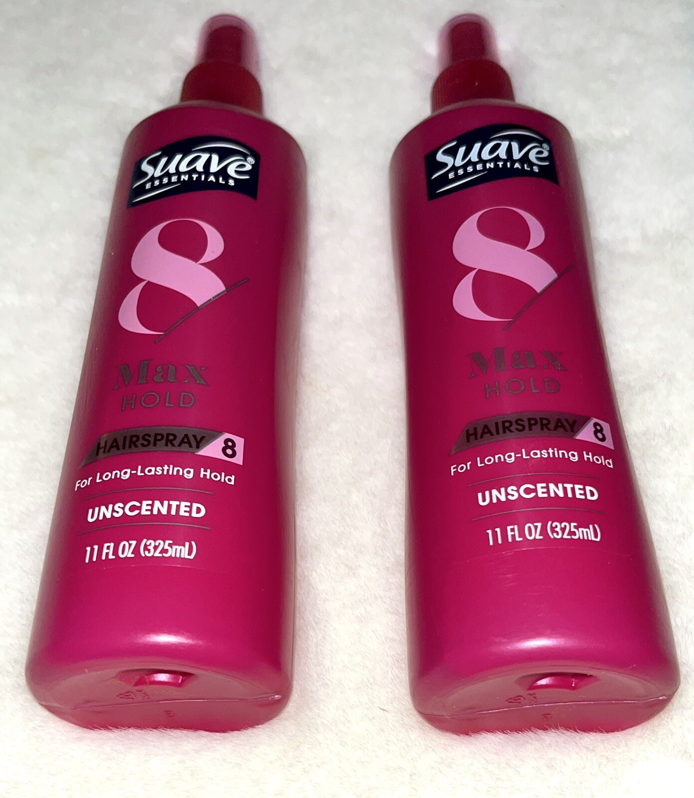 Suave Max Hold Hair Spray Lasting Hold 11 oz each 2 Pack NonAerosol