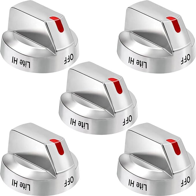 Gas Range Stove Burner Knobs Replaces for Samsung NX58H5600SS