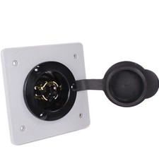 Generator Power Inlet Panel Cover 30-Amp, 3 or 4-Prong 7500 WATT Waterproof Box