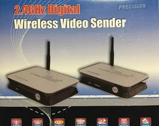 2.4ghz Wireless Digital Transmitter-Receiver Privacy Encoder Astrotel wd1-t/r