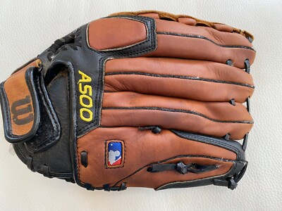 Wilson A500 Brown Ecco Leather 12.5 IN Baseball Glove  LHT