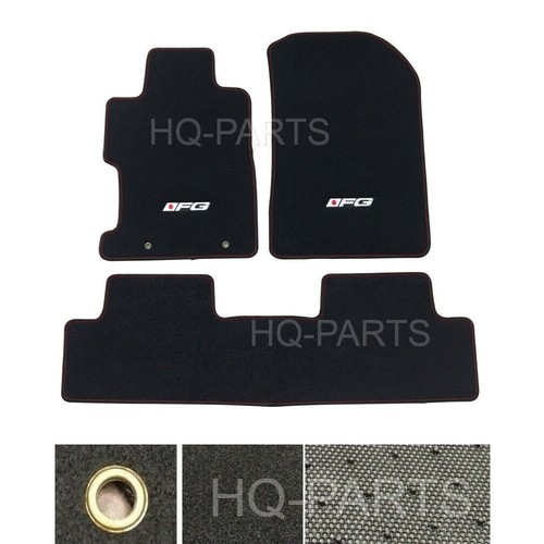ANiKi 3 Pieces Black Nylon Carpet Floor Mats Fit For 06-11