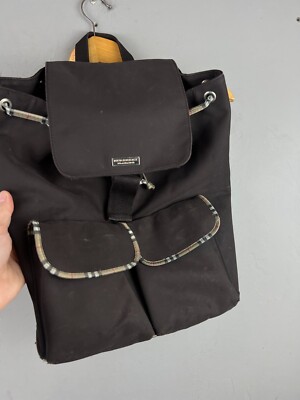 Burberry Fragrance Backpack Brown Nova Check Rare | eBay