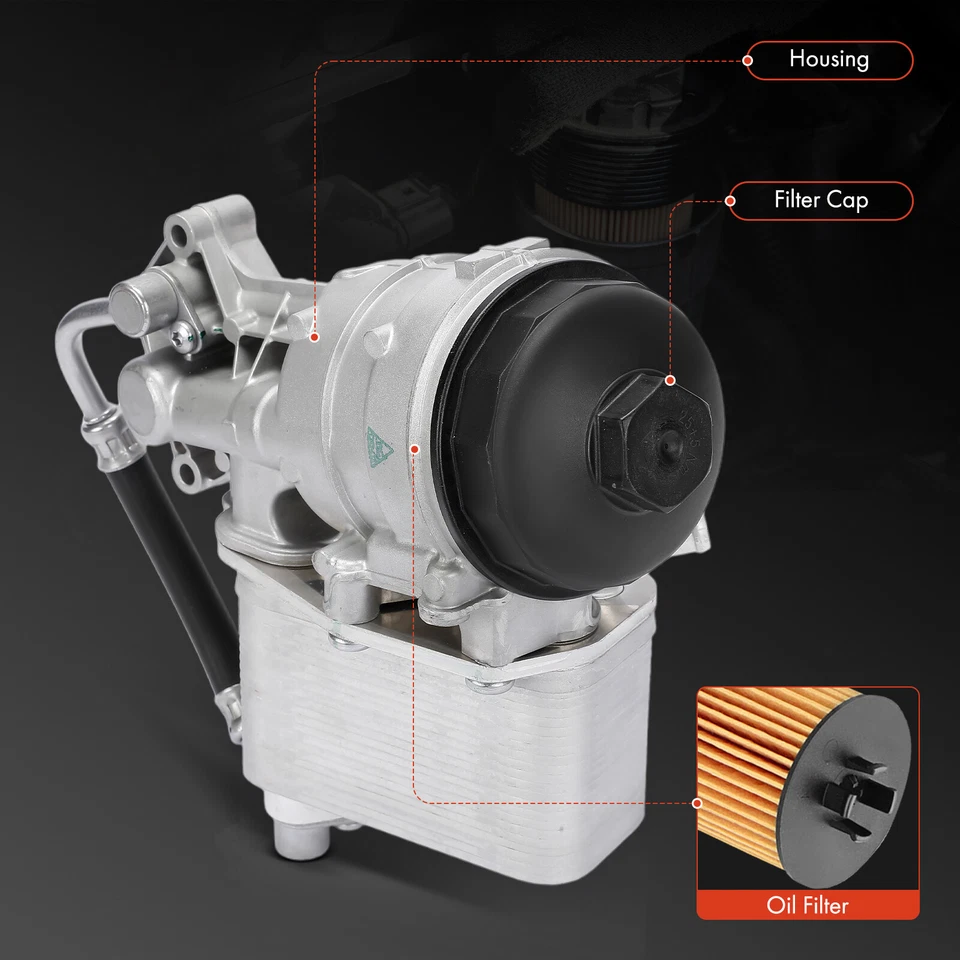 Oil Filter Assembly for Volvo XC90 2007-2009 XC70 2008 2009 S80 2007-2014 GAS - image 4 of 4