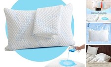 Pillow Protectors 2 Pack Waterproof Pillowcase with Zipper, Breathable, King
