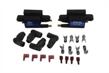 Dyna Mini Coil Set 0.5 Ohms Dual Output Towers fits Harley Davidson