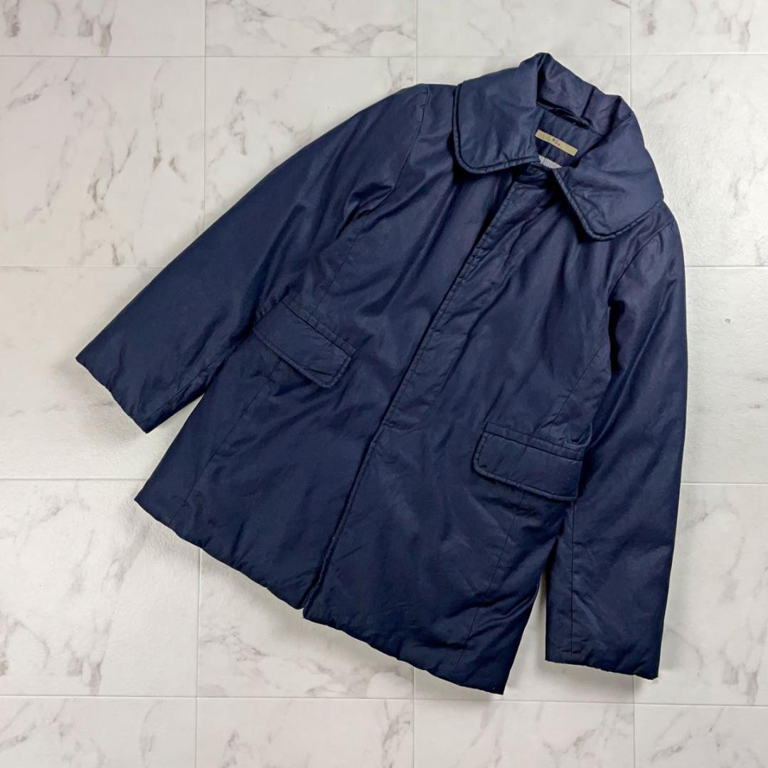 45R Indigo Roller Oxford Coat, navy blue, size 3*WC132 L77 45R Indigo Roller Oxford Coat, navy blue, size 3*WC132 L77