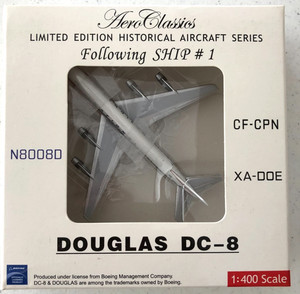 Aero Classics, 1:400 Scale, National Airlines, Douglas DC-8 - Diecast Model