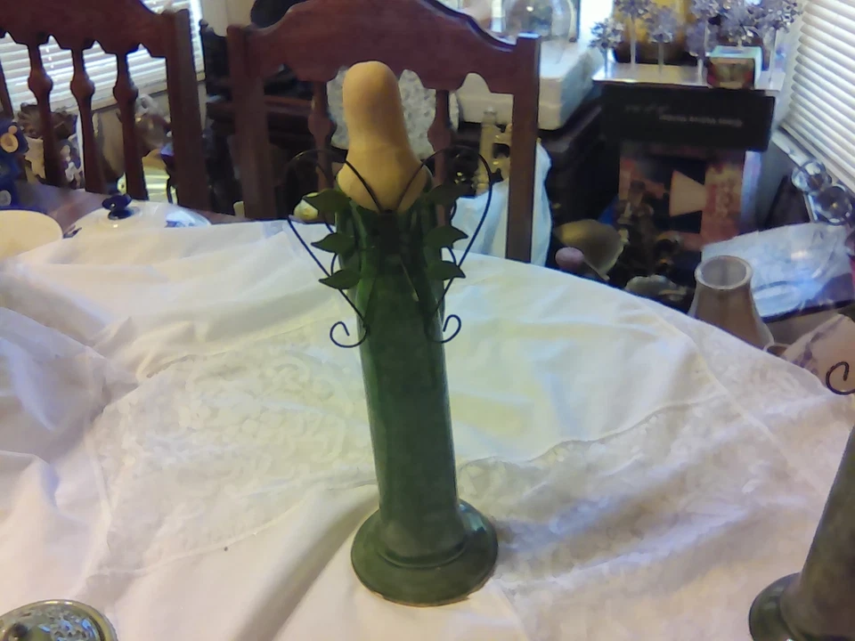 Набор из 2 садовых ворот дизайн зеленые садовые ангелы с металлическими крыльями - Изображение 4 из 4