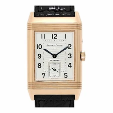 JAEGER-LECOULTRE Reverso Duo Q2712470 Black Men's Used Watch #111011