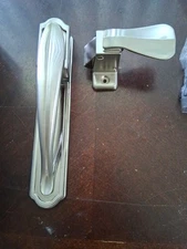 IDEAL SECURITY STORM SCREEN DOOR PULL HANDLE SATIN NICKEL LSDXCR2260SN