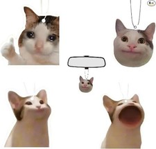 4 Pack Cat Air Freshener - Funny Cat Decor for Women, Men Kids - Ha Color: B