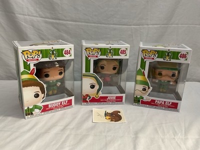 Funko Pop! Movies: Elf Buddy The Elf #484 #485 #486, Lot Of 3 New