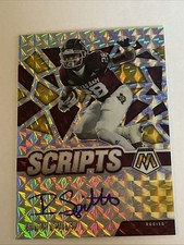 2022 Panini Mosaic Draft Picks Isaiah Spiller RC Auto #06/10 Gold Texas A&M