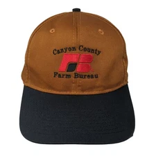 Canyon County Farm Bureau Snapback Hat Brown One Size Colorblock Otto
