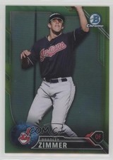 2016 Bowman Draft Chrome Top Prospects Green Refractor 64/99 Bradley Zimmer i5q