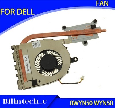 FOR   Inspiron 17 5755 CPU Heatsink Fan Integrated 0WYN50 AT1CV001SC0 *hu