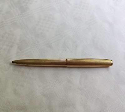 MONTBLANC 1846 Meisterstück Kugelschreiber Vintage Walzgold Doublé Guilloche 9