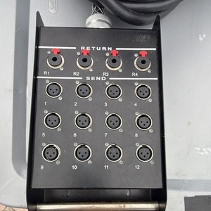 Peavey Snake Multicore Box 12-Channel XLR Shielded Round Audio Cable Black