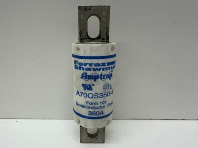 NEW OLD STOCK! FERRAZ SHAWMUT 350A 700V SEMICONDUCTOR FUSE A70QS350-4