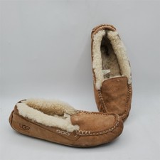 UGG Women's Ansley 3312 Slip On Moccasin Slippers Size 9 Chestnut EUR 40