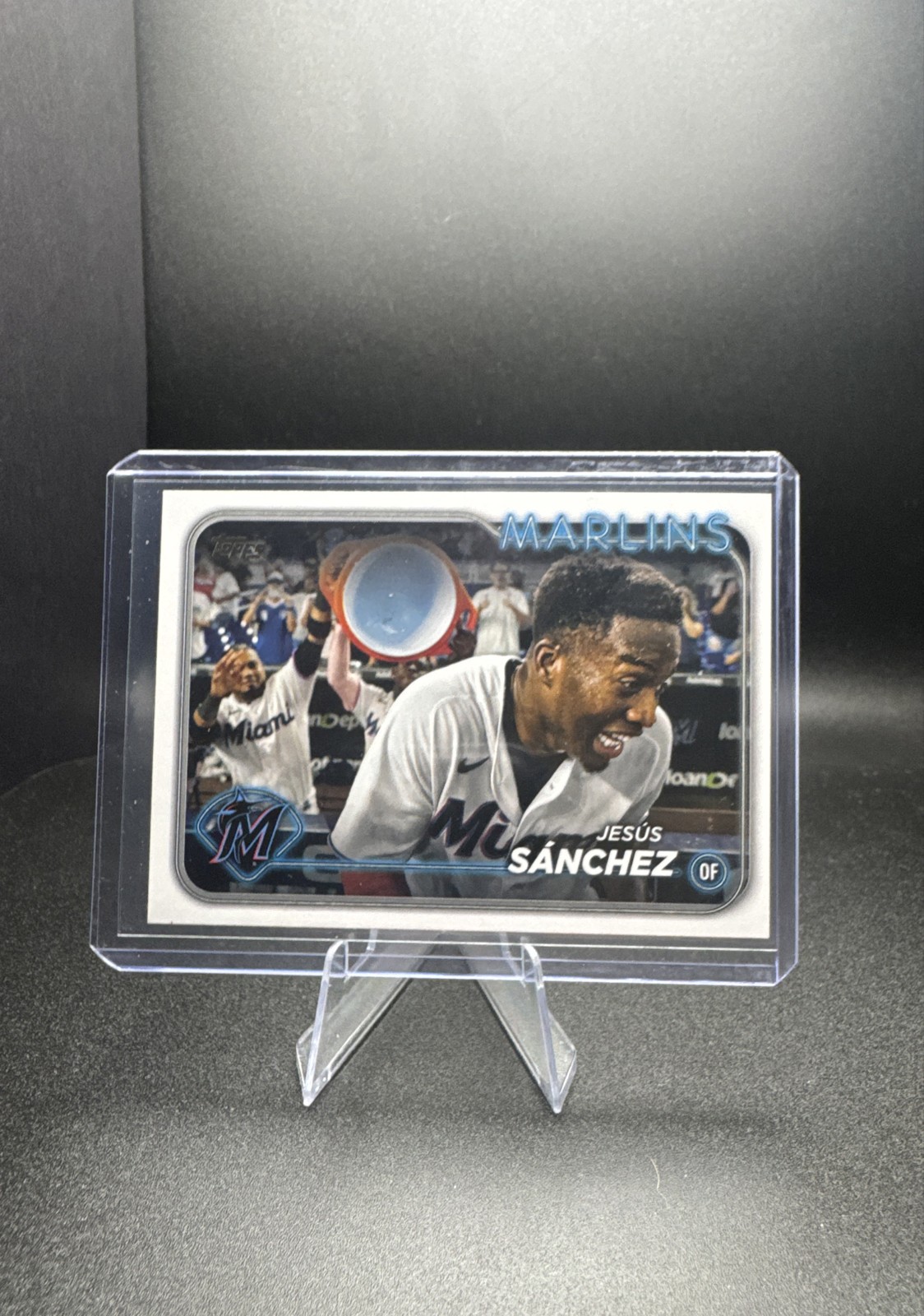 2024 Topps Series 2 - Jesus Sanchez #580 Golden Mirror Image Variation
