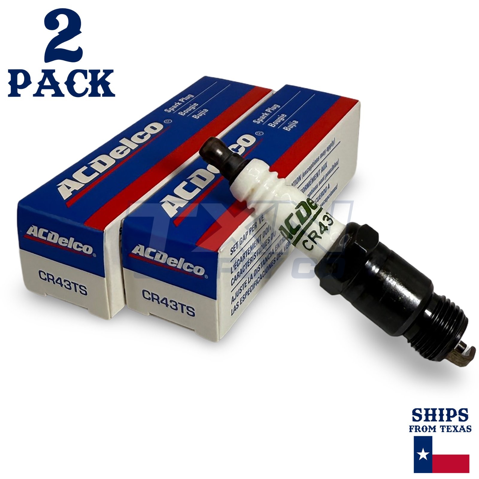 ACDelco CR43TS Conventional Spark Plug - 2 Pack